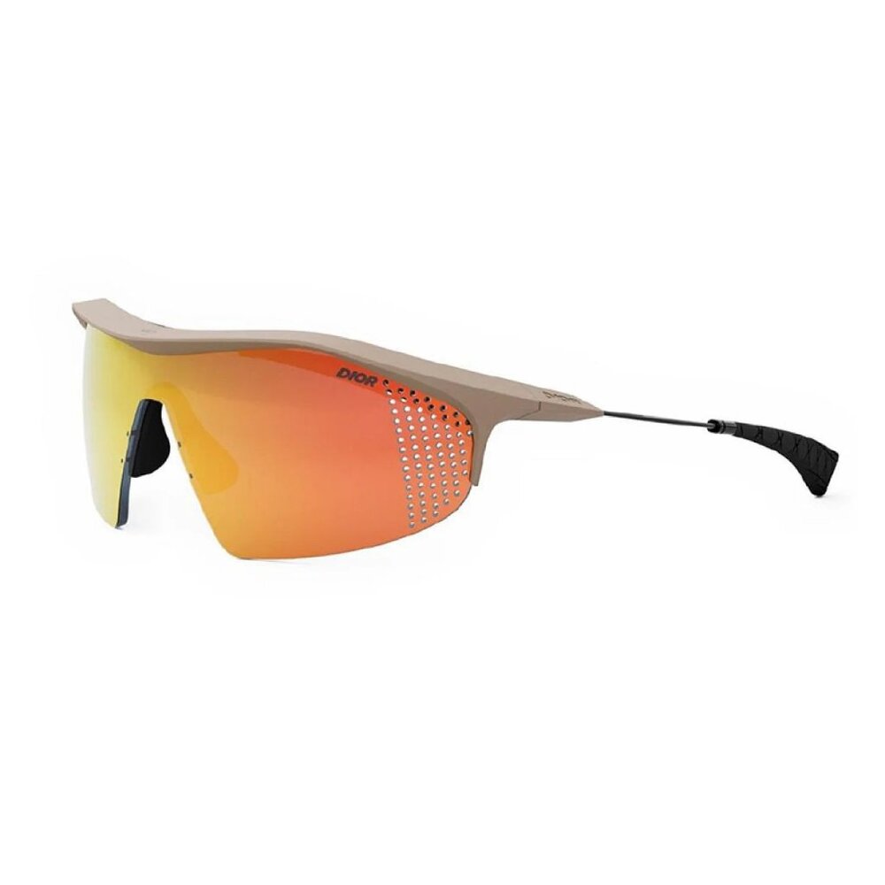 NEW DIOR SUNGLASSES, MEN NUDE/RED MIRROR EYEWEAR DIORXPLORER M1U 40J7